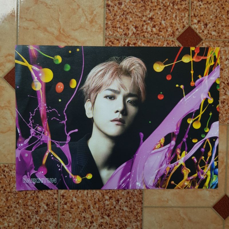 official postcard baekhyun exo cbx goods japan
