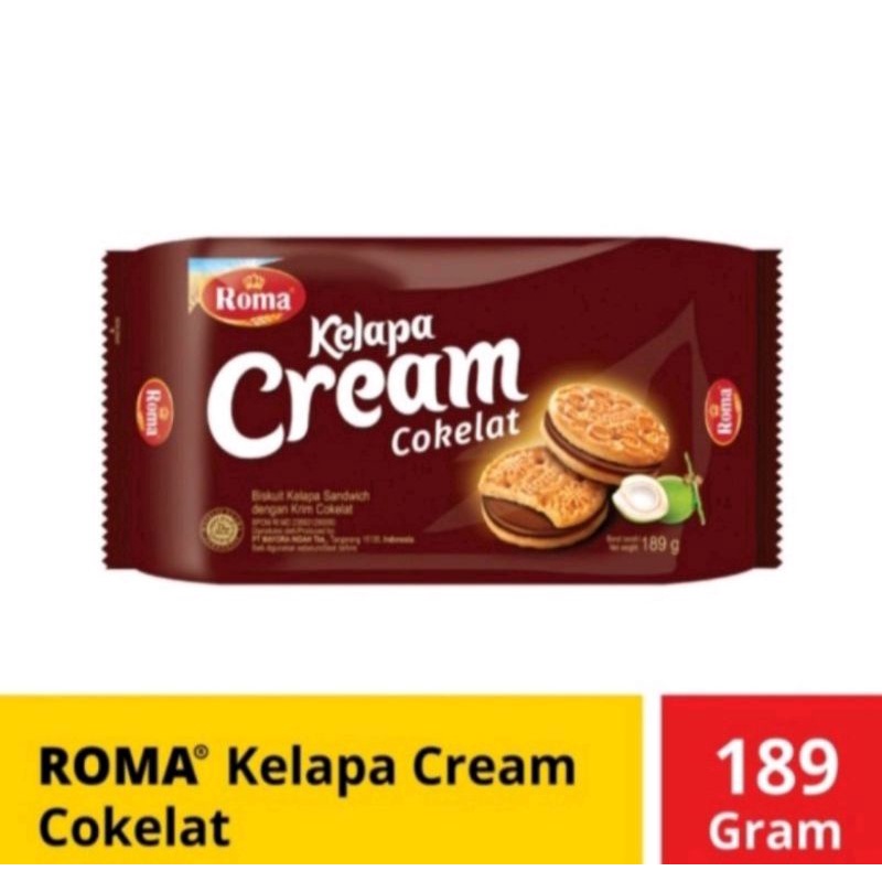 

ROMA KELAPA CREAM COKELAT 189 GR