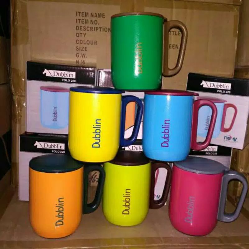Gelas Dubblin Tahan Panas Dingin Polo 220ml