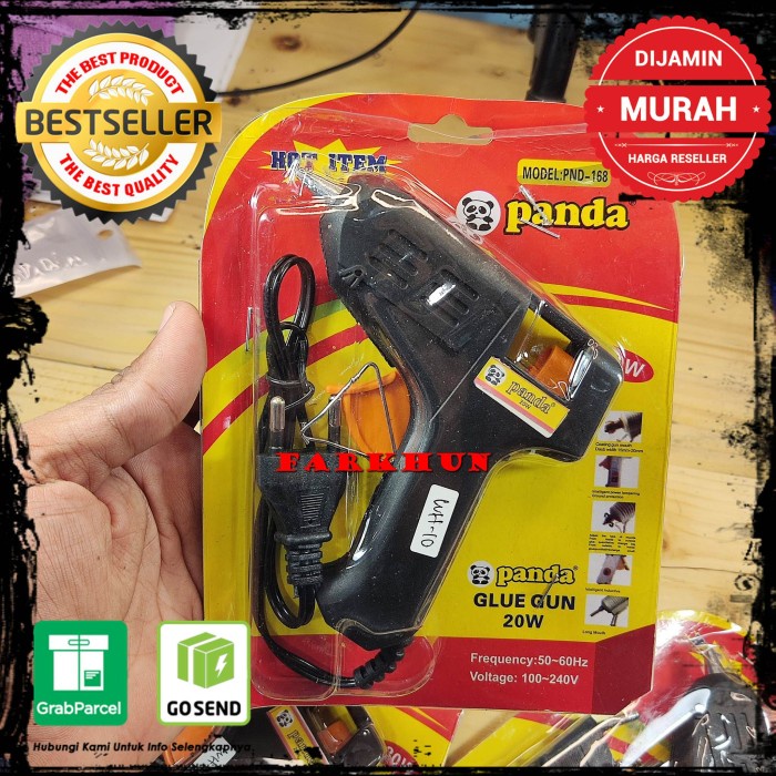 TERBAIK LEM TEMBAK GLUE GUN MINI HOT MELT KACA KAYU KARDUS CEPAT PANAS