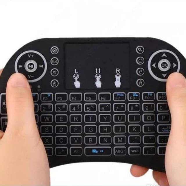 Mini Keyboard Wireless i8 mini Touchpad RC with 3 COLOR Backlight