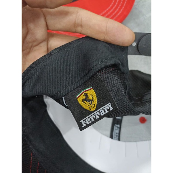 topi Ferrari Topi Baseball import Unisex