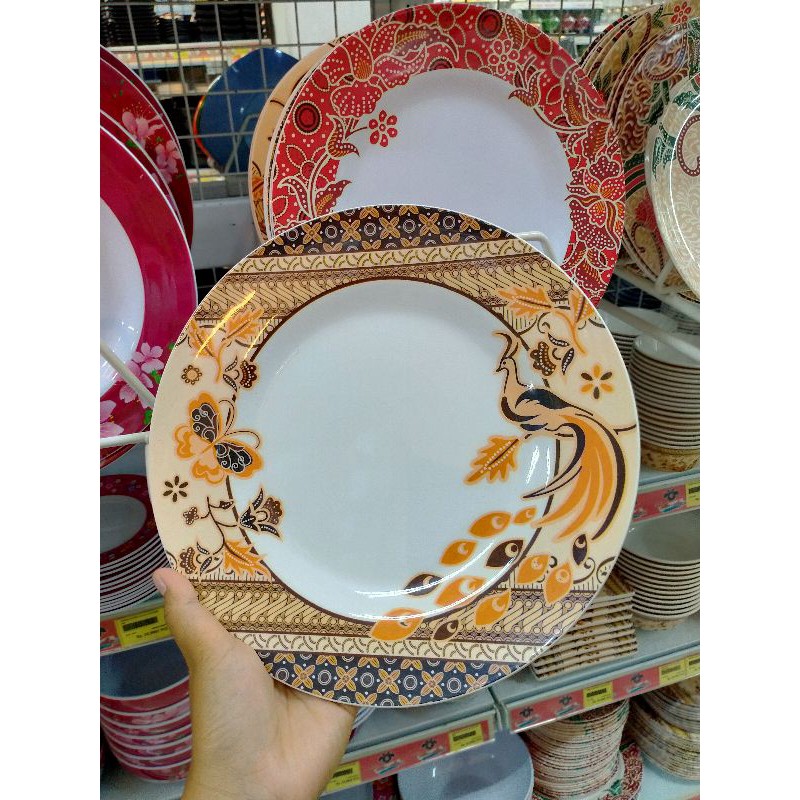 PIRING MELAMINE MOTIF BATIK MERAK