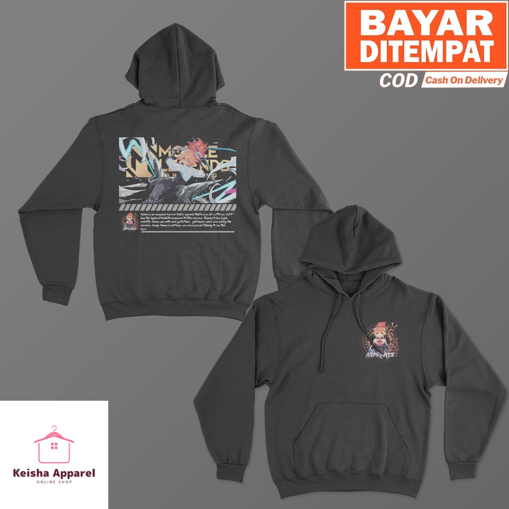 JAKET HOODIE MOBILE LEGENDS FANNY THE ASPIRANT