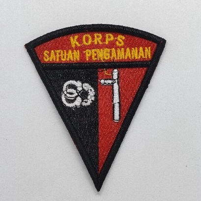 Logo Bordir Timbul Korps Satpam / Logo Timbul Korps Satpam / Bordir Logo Timbul Korps Satpam / Bordi