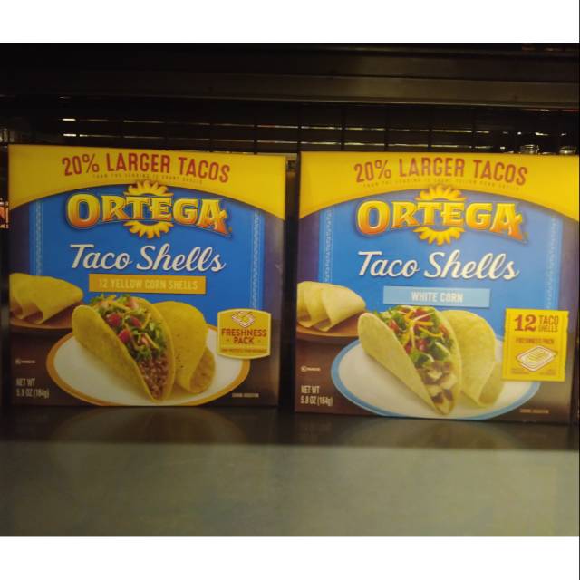 

ORTEGA taco shells 164 gram