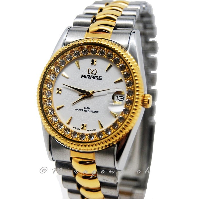Mirage Jam Tangan Wanita Rx Comb Silver/Gold/White
