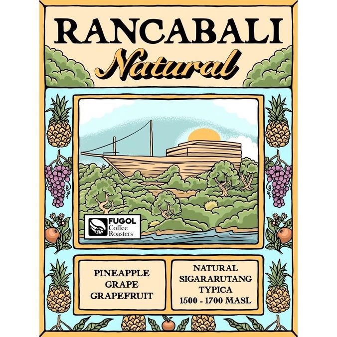 

[COD] Kopi Arabika RANCABALI NATURAL (200 gr) Specialty Coffee Beans [COD]