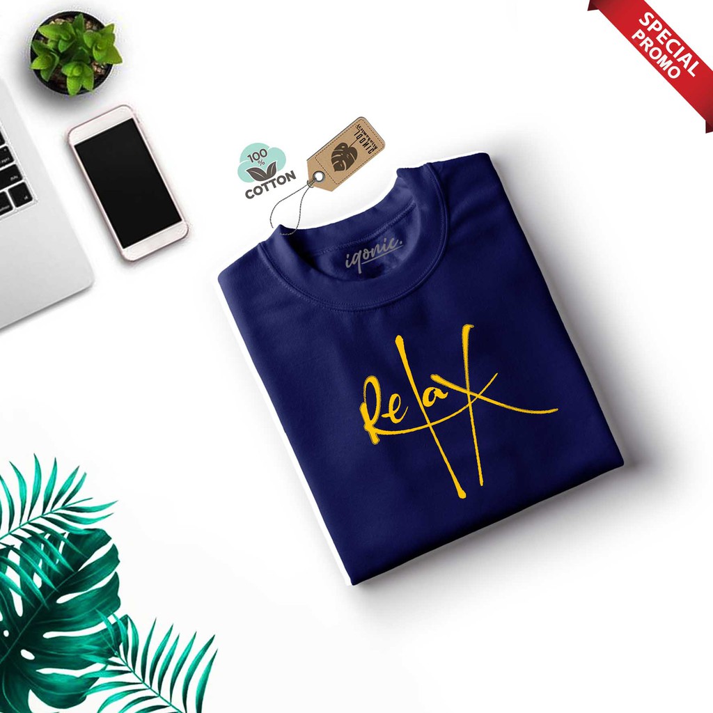 Brother Store Kaos Distro Pria - KAOS COWOK - Kaos Kata Kata Keren - Rilex Font Text Putih Premium