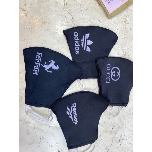 masker kain logo / masker kain
