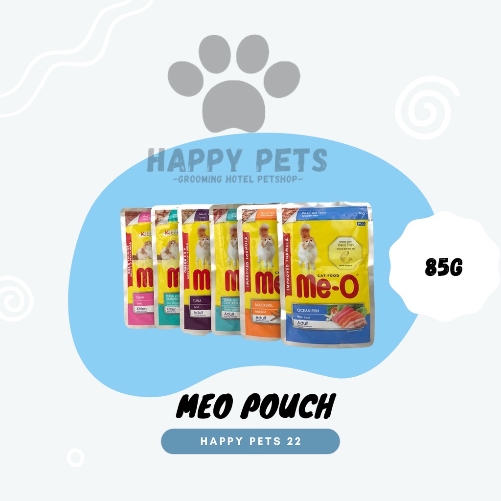 Makanan Basah pouch Meo Adult/Kitten 80gr