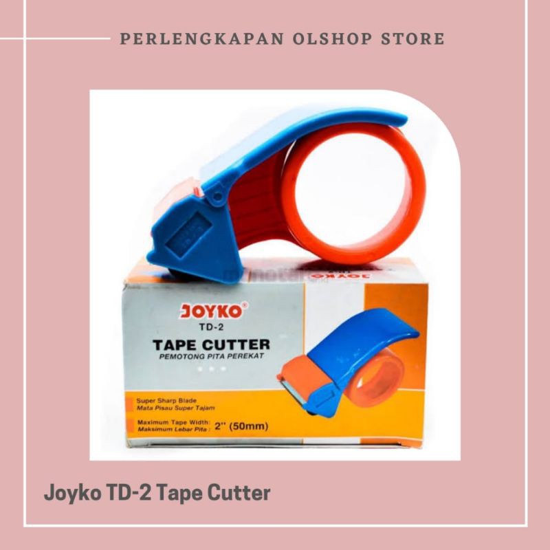 

Tape Cutter Joyko TD 2 - Alat Pemotong Pita Perekat Lakban Isolasi Solasi
