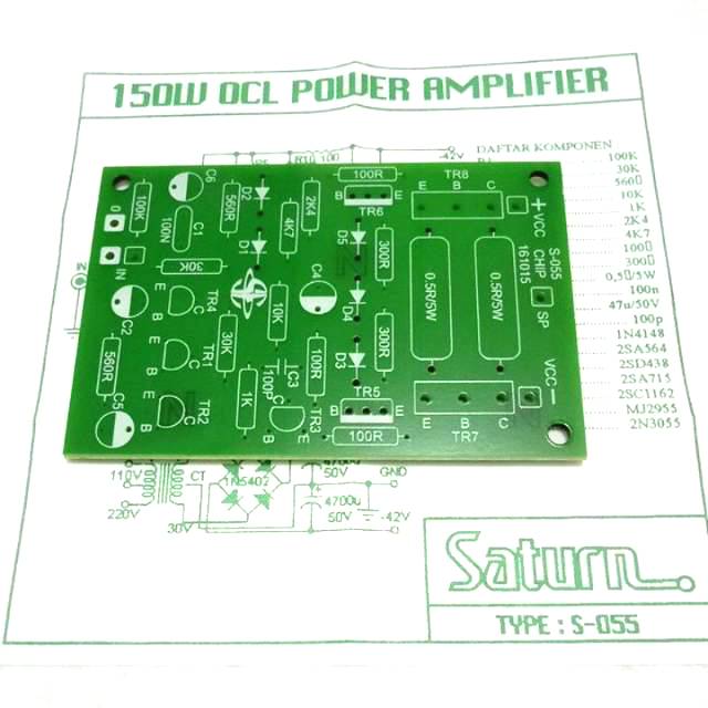 PCB OCL 150W Mono Produk SATURN S-055