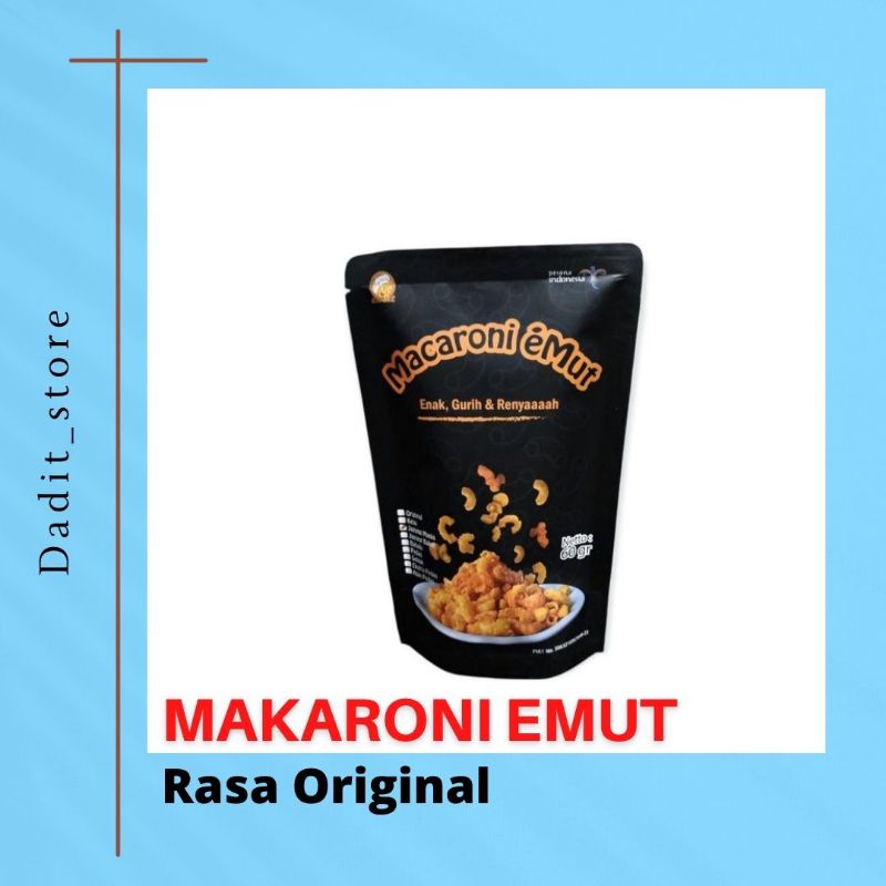 

Cemilan Snack Makaroni Emut Rasa Original