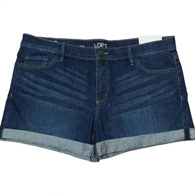 Loft Denim Roll Short - Dark Blue