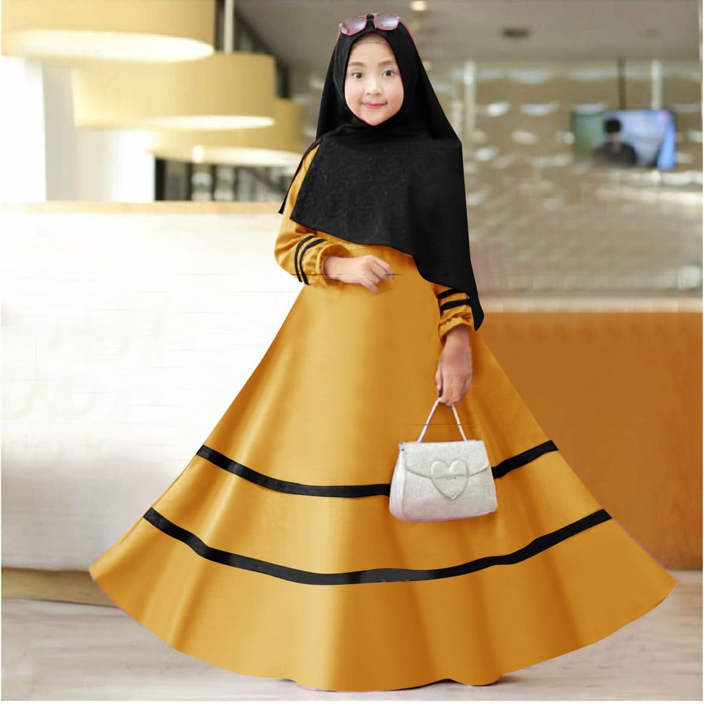 gamis anak perempuan wanita baju anak perempuan baju gamis anak remaja set anak setelan anak perempu