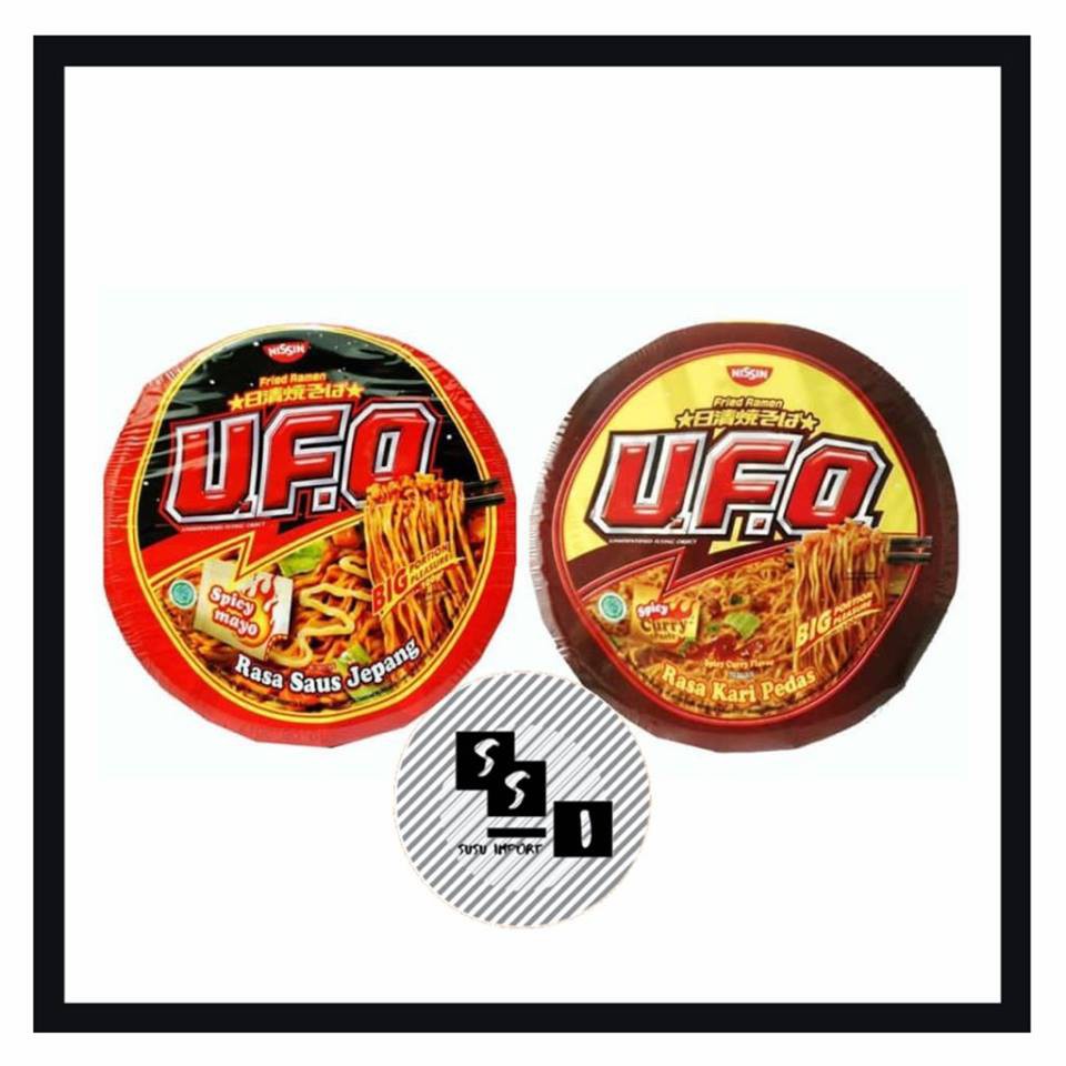 

Mie Instant - Nissin Ufo Saus jepang / kari pedas - nissin cup fried noodles 88grm