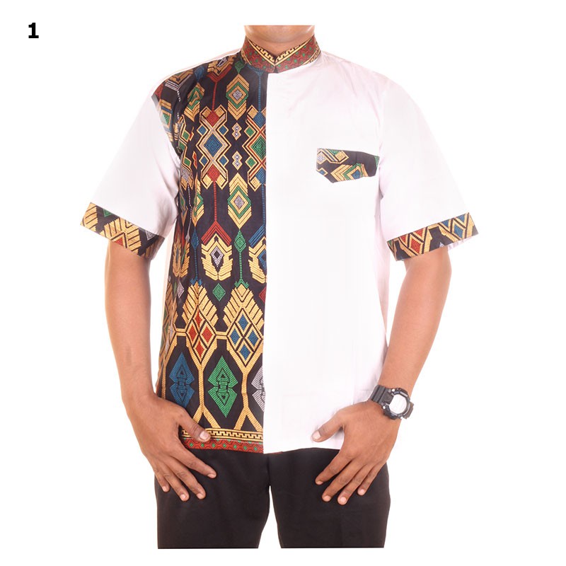 Baju Koko Batik Luqman Motif 7