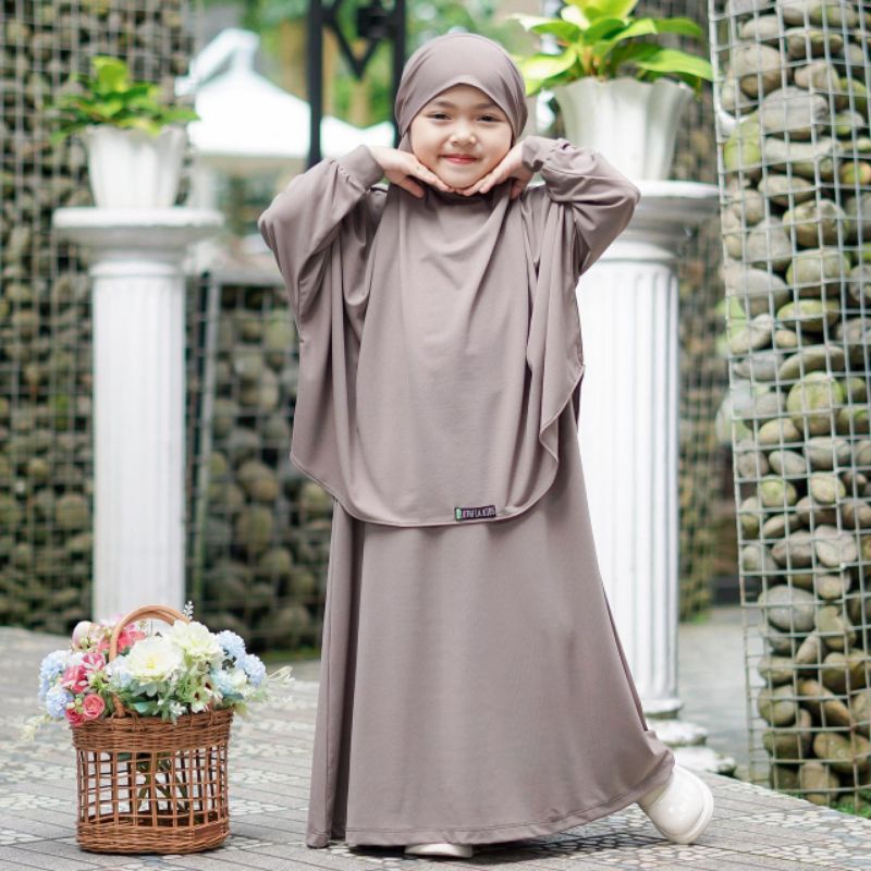 LUTHFIA KIDS French khimar Aisyah set