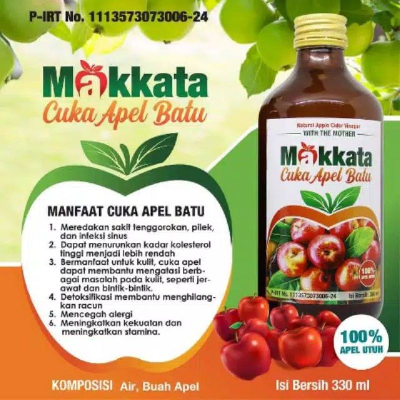 Cuka apel batu makkata / cuka apel kita / cuka apel batu