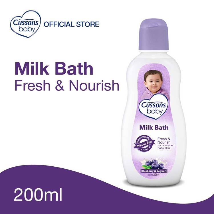 Cussons Baby Milk Bath Fresh &amp; Nourish 100ml + 100ml