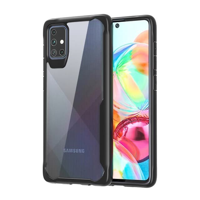 S/P- SAMSUNG A51 A71 A31 Hard Case Fusion Shockproof Clear Armor Bumper