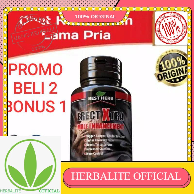 100% ORIGINAL ERECT XTRA ASLI OBAT STAMINA PRIA ERECT XTRA ORIGINAL USA TERLARIS BEST SELLER COD