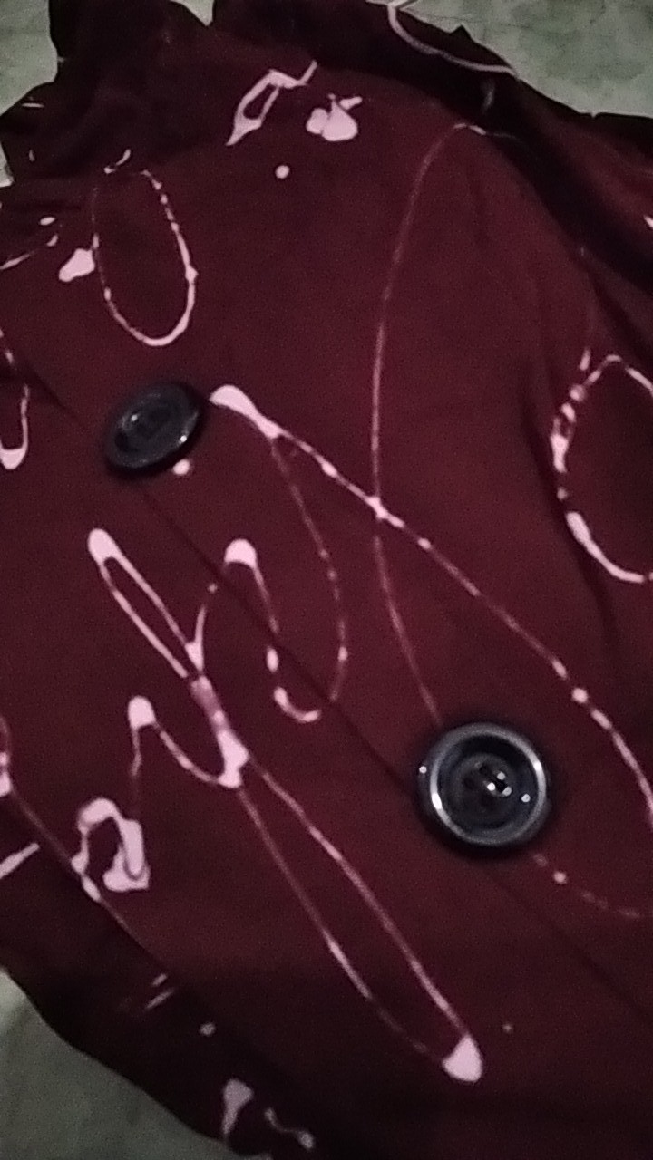 Gamis Twill Ori / Dress Susun Kancing / Batik Elzhaf Pekalongan