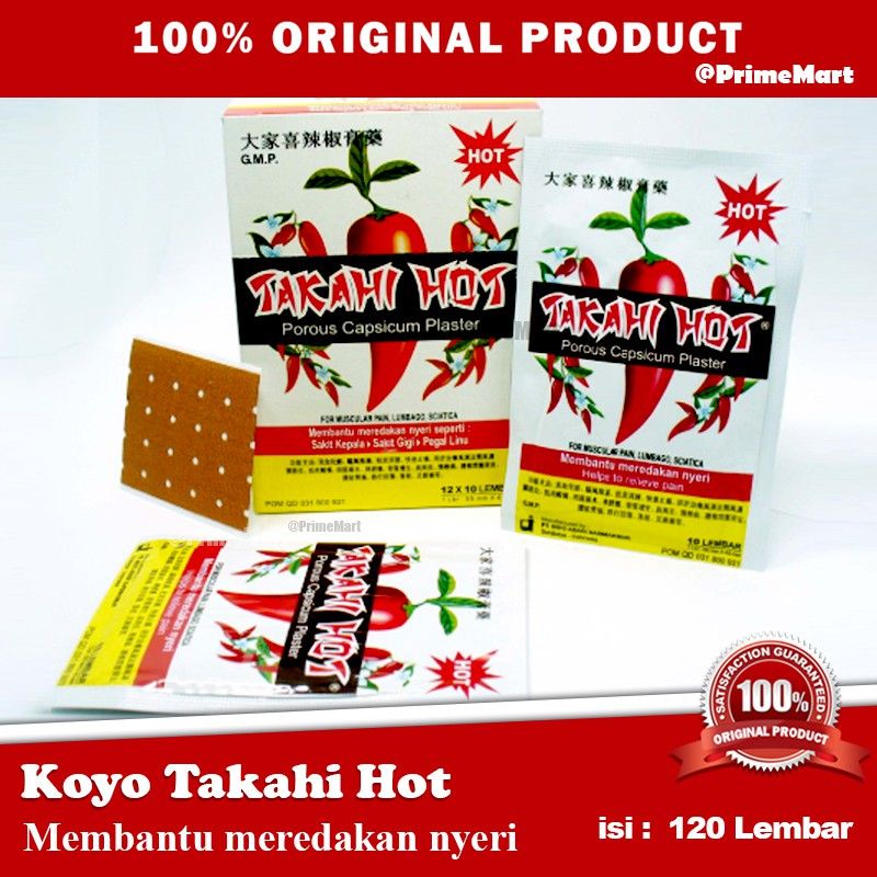 Koyo Hangat panas Takahi isi 10pcs Expired 2025