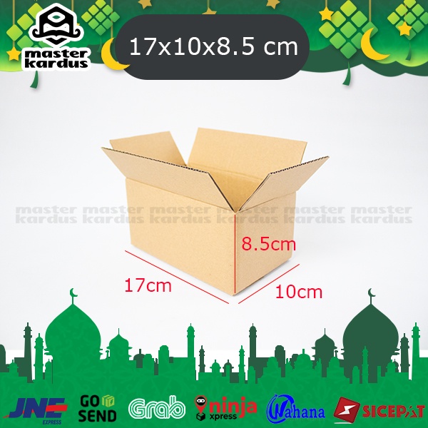 

Kardus Box Packing Ukuran 17x10x8.5 cm Polos