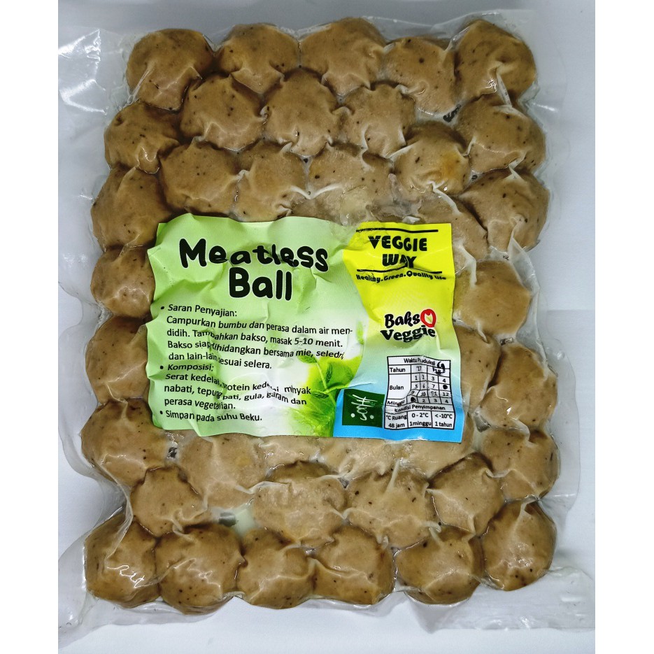 

Baso Daging Vegetarian Meatless ball veggieway 450gr