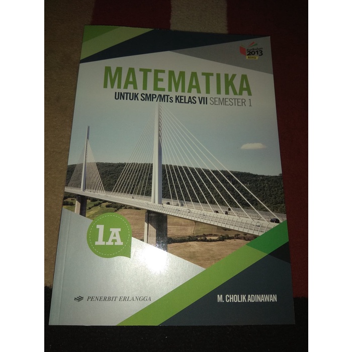 

❤BISA COD❤ MATEMATIKA 1A KELAS 7 SMP PENERBIT ERLANGGA KURIKULUM 2013 SEMESTER 1
