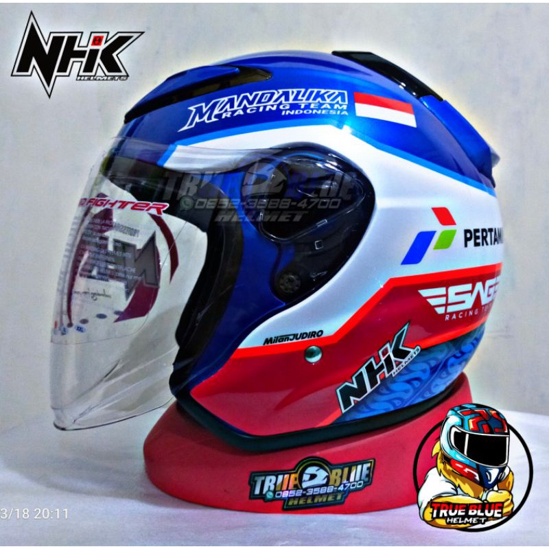 Helm NHK R-6 Limited Mandalika Racing Team
