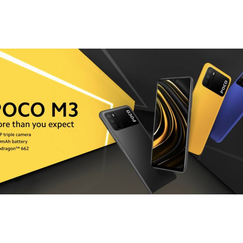 HP NEW XIAOMI POCO M3 4/64GB & 6/128 - GRS RESMI TAM 1THN