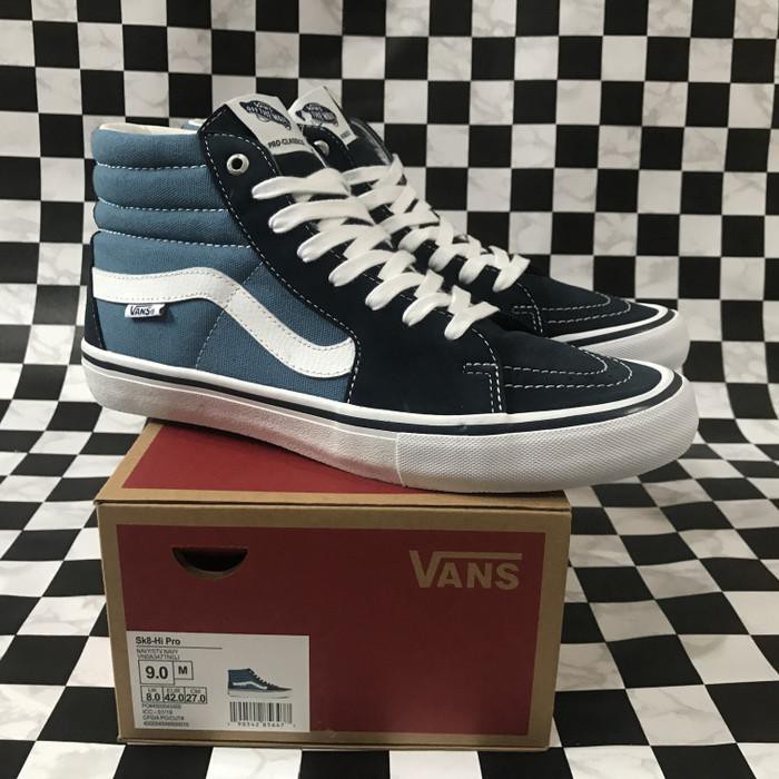 vans sk8 hi navy pro