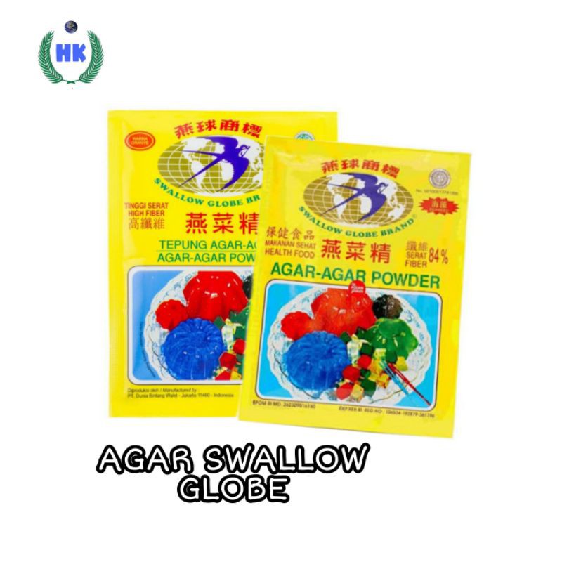 

Agar agar swallow globe