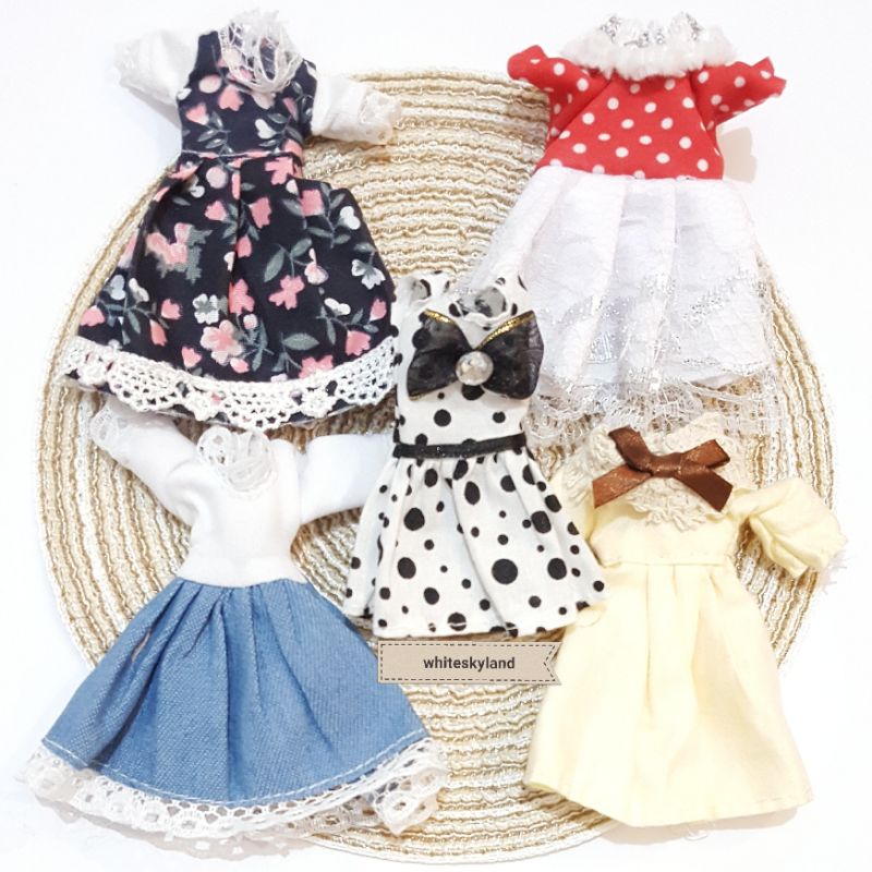 Baju Dress Nendoroid untuk YMY/Obitsu/Nendoroid Doll