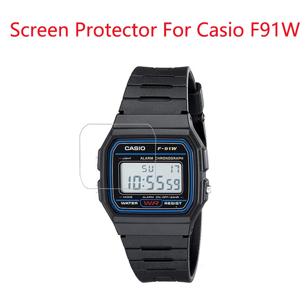 Screen Protector For Casio F-91W F91W Film Guard High Definition Anti-shock Watch Accessories Nano PET Explosion-proof