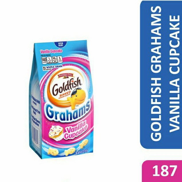 

GOLDFISH Baked Snack Crackers Grahams Vanilla Cupcake 187 gr