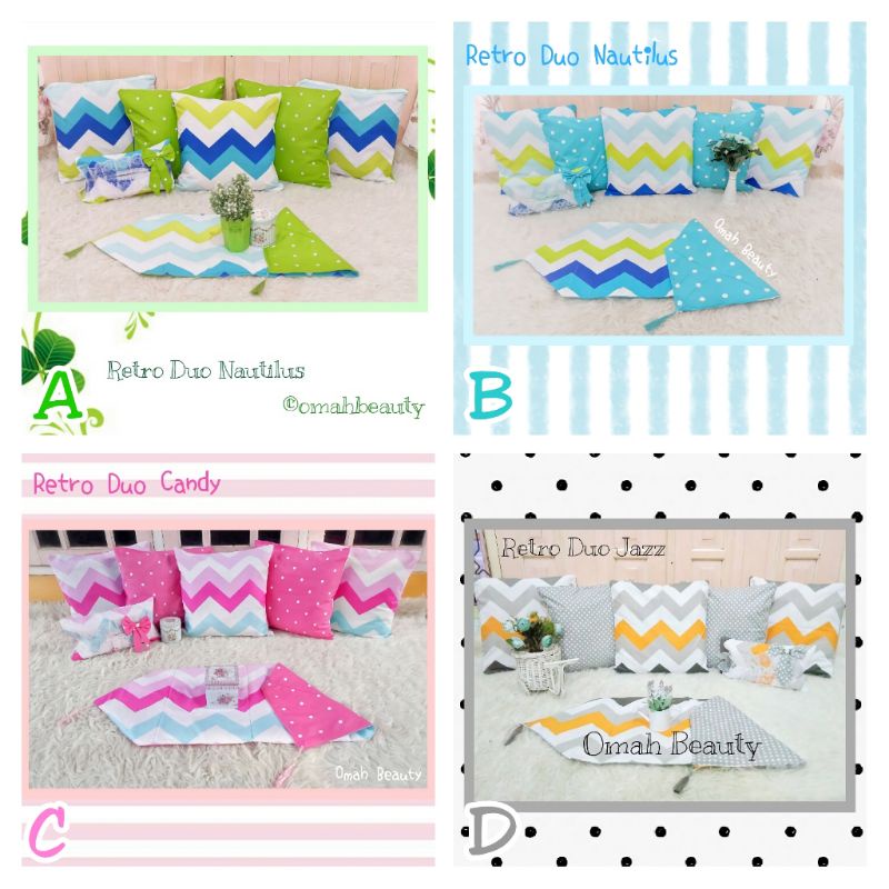 PREORDER Sarung Bantal Sofa Kursi Abstrak Minimalis / Sarung Bantal Dua Sisi Bolak Balik / Set Ruang