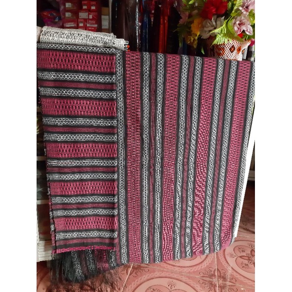 Songket Pucca Toba Tenun Klasik Pink