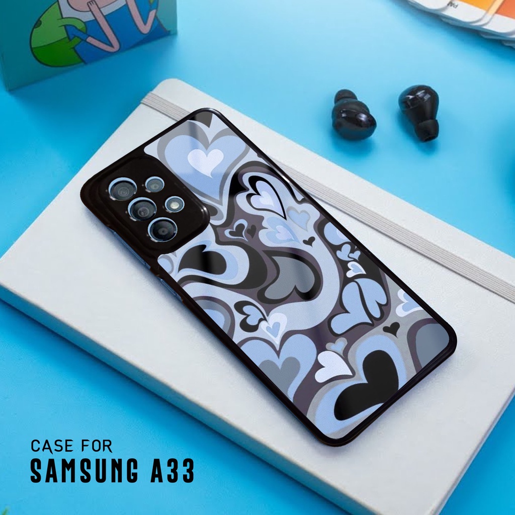 Case Samsung A33 - Fashion Case Motif LOVE - Casing Samsung A33 - Case hp Samsung A33 - Pelindung hp