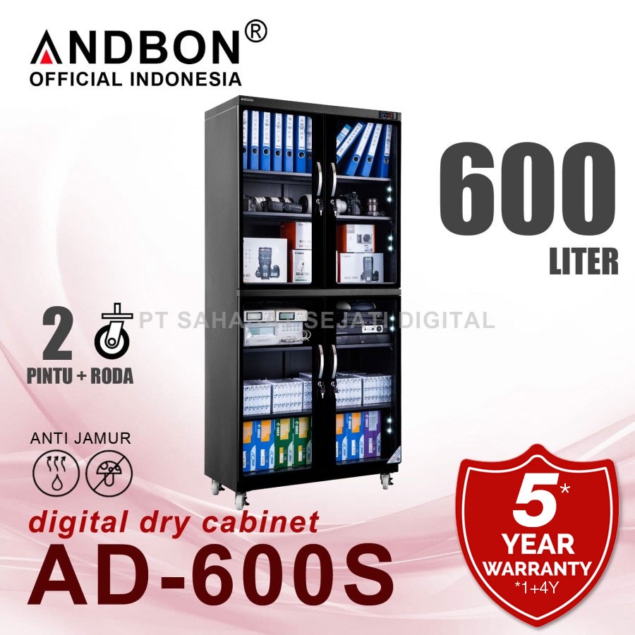 Dry Box Dry Cabinet ANDBON AD-600S Digital Drybox Drycabinet 600 liter