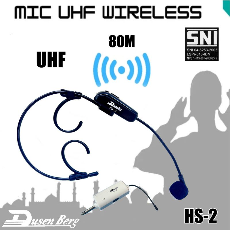 Mic imam Bando 2 Wireless DUSENBERG HS 2 , Connect Amplifier Toa