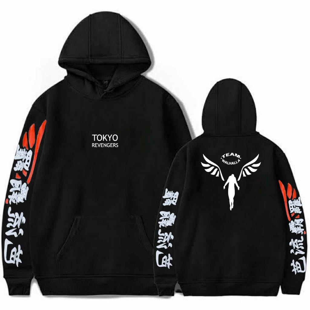 SWEATER ANIME HOODIE TOKYO REVENGERS - HOODIE ANIME MIKEY TOMAN MANJI