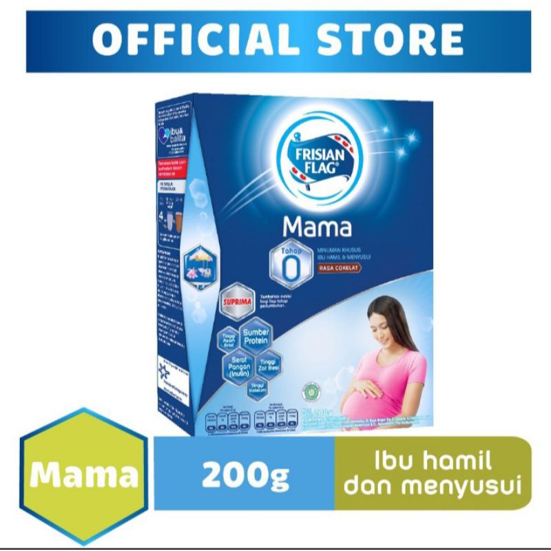 Susu Ibu Hamil  Pasca melahirkan Frisian Flag Mama rasa coklat (200 gram) harga termurah Promo