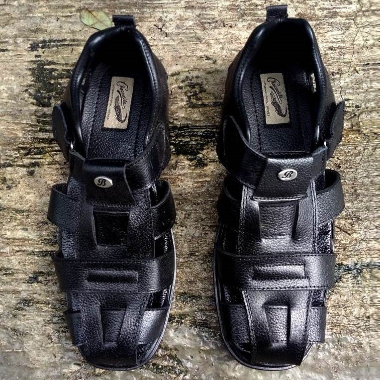 SEPATU SANDAL FORMAL PESTA KONDANGAN KULIT SAPI ASLI PRIA LELAKI DEWASA