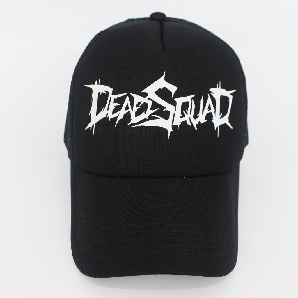 TOPI MUSIK UNDERGROUND - TOPI MUSIK DEADSQUAD 02 - SNAP BACK MUSIK - TOPI PRIA - SNAP BACK PRIA - TRUCKER PRIA - MUSIK JERUJI - HELLPRINT - SERINGAI