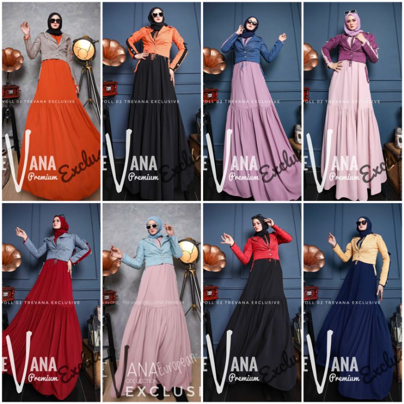 quenn set dress by trevana READY