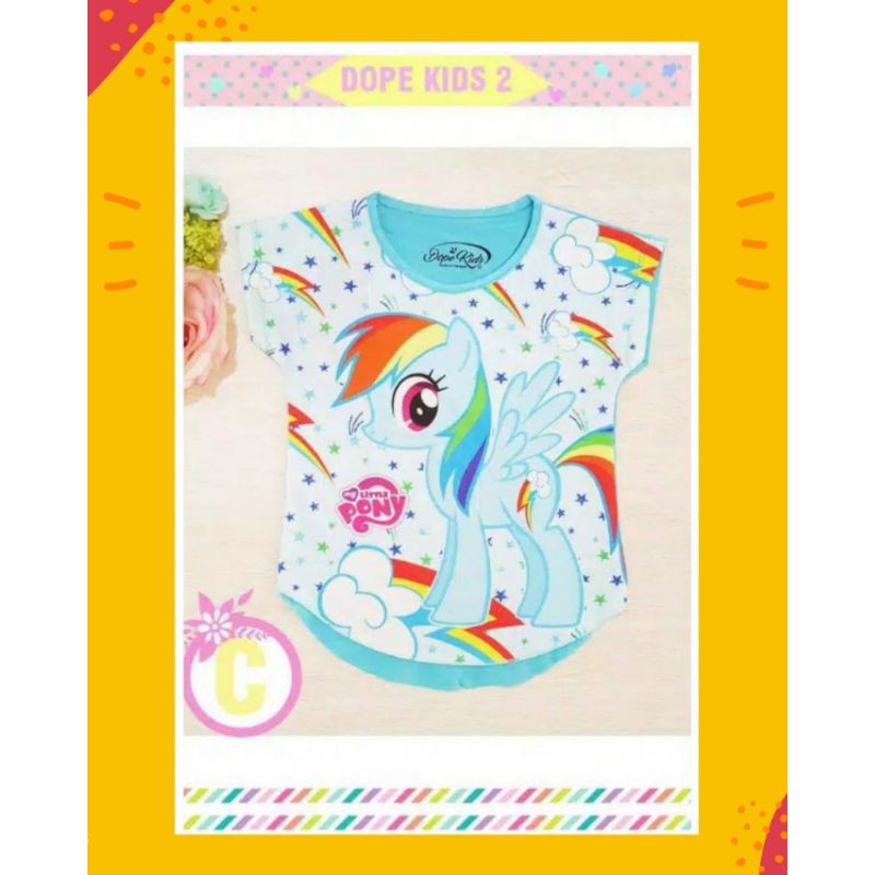 Kaos Anak Teen Little Pony Dope Kids